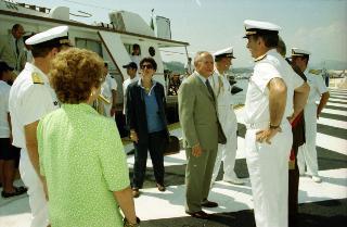 Vacanze del Presidente della Repubblica Ciampi a La Maddalena