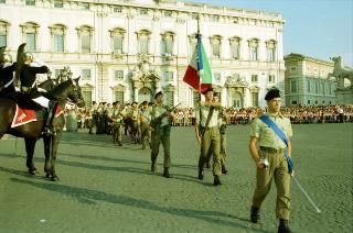Cambio della Guardia d'onore al Palazzo del Quirinale e concerto della banda dell'Aeronautica
