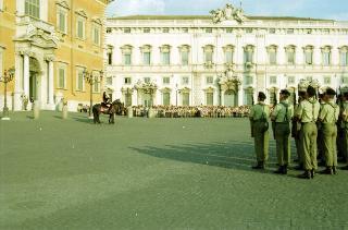 Cambio della Guardia d'onore al Palazzo del Quirinale e concerto della banda dell'Aeronautica