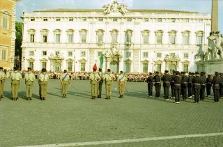 Cambio della Guardia d'onore al Palazzo del Quirinale e concerto della banda dell'Aeronautica
