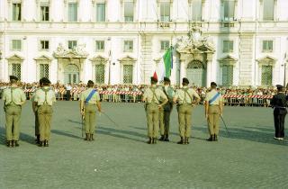 Cambio della Guardia d'onore al Palazzo del Quirinale e concerto della banda dell'Aeronautica