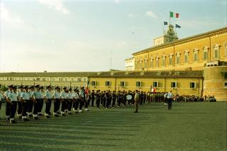 Cambio della Guardia d'onore al Palazzo del Quirinale e concerto della banda dell'Aeronautica