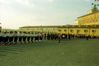 Cambio della Guardia d'onore al Palazzo del Quirinale e concerto della banda dell'Aeronautica