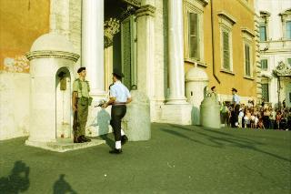 Cambio della Guardia d'onore al Palazzo del Quirinale e concerto della banda dell'Aeronautica