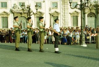 Cambio della Guardia d'onore al Palazzo del Quirinale e concerto della banda dell'Aeronautica