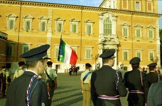 Cambio della Guardia d'onore al Palazzo del Quirinale e concerto della banda dell'Aeronautica