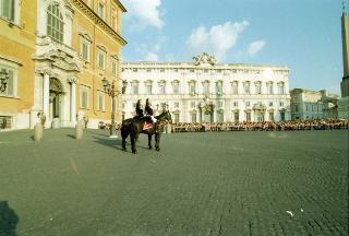 Cambio della Guardia d'onore al Palazzo del Quirinale e concerto della banda dell'Aeronautica