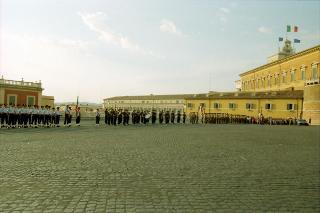 Cambio della Guardia d'onore al Palazzo del Quirinale e concerto della banda dell'Aeronautica