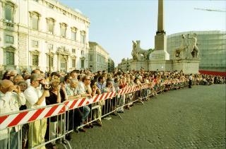 Cambio della Guardia d'onore al Palazzo del Quirinale e concerto della banda dell'Aeronautica