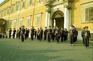 Cambio della Guardia d'onore al Palazzo del Quirinale e concerto della banda dell'Aeronautica