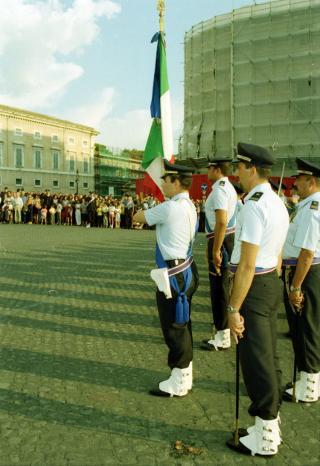 Cambio della Guardia d'onore al Palazzo del Quirinale e concerto della banda dell'Aeronautica