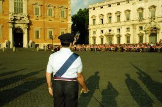 Cambio della Guardia d'onore al Palazzo del Quirinale e concerto della banda dell'Aeronautica