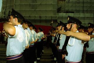 Cambio della Guardia d'onore al Palazzo del Quirinale e concerto della banda dell'Aeronautica