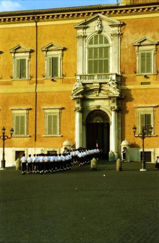Cambio della Guardia d'onore al Palazzo del Quirinale e concerto della banda dell'Aeronautica
