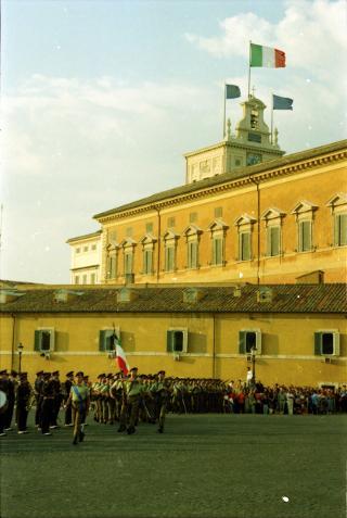 Cambio della Guardia d'onore al Palazzo del Quirinale e concerto della banda dell'Aeronautica