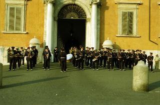 Cambio della Guardia d'onore al Palazzo del Quirinale e concerto della banda dell'Aeronautica