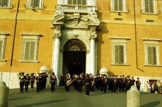 Cambio della Guardia d'onore al Palazzo del Quirinale e concerto della banda dell'Aeronautica