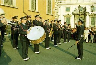 Cambio della Guardia d'onore al Palazzo del Quirinale e concerto della banda dell'Aeronautica