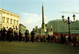 Cambio della Guardia d'onore al Palazzo del Quirinale e concerto della banda dell'Aeronautica