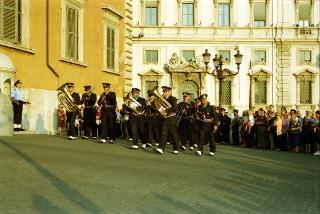 Cambio della Guardia d'onore al Palazzo del Quirinale e concerto della banda dell'Aeronautica