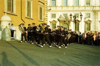 Cambio della Guardia d'onore al Palazzo del Quirinale e concerto della banda dell'Aeronautica