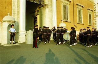 Cambio della Guardia d'onore al Palazzo del Quirinale e concerto della banda dell'Aeronautica