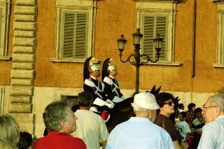 Cambio della Guardia d'onore al Palazzo del Quirinale e concerto della banda dell'Aeronautica