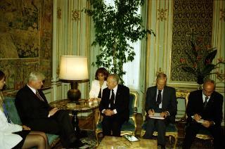 Incontro del Presidente della Repubblica Carlo Azeglio Ciampi con il Signor Halldor Blondal, Presidente del Parlamento della Repubblica d'Islanda