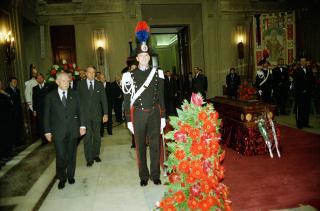Intervento del Presidente della Repubblica ai funerali di Stato del Senatore a vita Leo Valiani, Milano