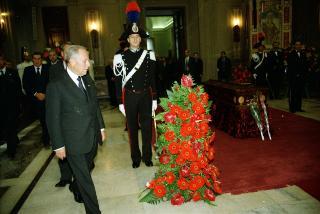 Intervento del Presidente della Repubblica ai funerali di Stato del Senatore a vita Leo Valiani, Milano