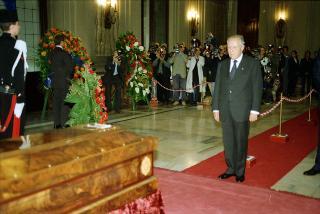 Intervento del Presidente della Repubblica ai funerali di Stato del Senatore a vita Leo Valiani, Milano