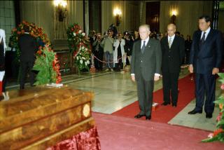 Intervento del Presidente della Repubblica ai funerali di Stato del Senatore a vita Leo Valiani, Milano