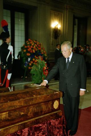 Intervento del Presidente della Repubblica ai funerali di Stato del Senatore a vita Leo Valiani, Milano