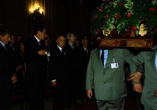 Intervento del Presidente della Repubblica ai funerali di Stato del Senatore a vita Leo Valiani, Milano