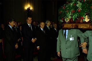 Intervento del Presidente della Repubblica ai funerali di Stato del Senatore a vita Leo Valiani, Milano
