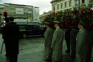 Intervento del Presidente della Repubblica ai funerali di Stato del Senatore a vita Leo Valiani, Milano