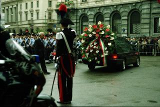 Intervento del Presidente della Repubblica ai funerali di Stato del Senatore a vita Leo Valiani, Milano