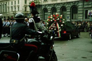Intervento del Presidente della Repubblica ai funerali di Stato del Senatore a vita Leo Valiani, Milano