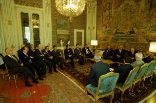 Incontro con il Dott. Mario Ciancio Sanfilippo, Presidente della Federazione Italiana Editori Giornali e con i componenti il Comitato di Presidenza della FIEG