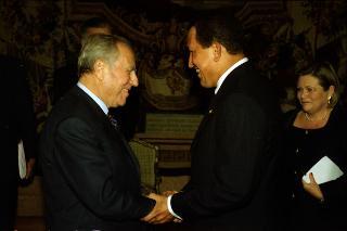 Incontro con il Presidente della Repubblica del Venezuela, Signor Hugo Chavez Frias