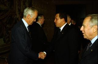 Incontro con il Presidente della Repubblica del Venezuela, Signor Hugo Chavez Frias