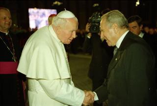 Intervento del Presidente della Repubblica alla cerimonia di Benedizione della facciata della Basilica di San Pietro in Vaticano presieduta da Sua Santità Giovanni Paolo II
