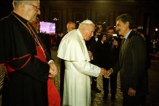 Intervento del Presidente della Repubblica alla cerimonia di Benedizione della facciata della Basilica di San Pietro in Vaticano presieduta da Sua Santità Giovanni Paolo II