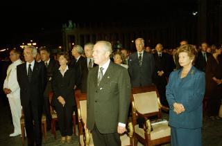 Intervento del Presidente della Repubblica alla cerimonia di Benedizione della facciata della Basilica di San Pietro in Vaticano presieduta da Sua Santità Giovanni Paolo II