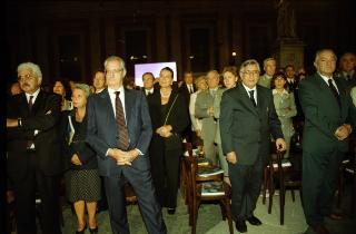 Intervento del Presidente della Repubblica alla cerimonia di Benedizione della facciata della Basilica di San Pietro in Vaticano presieduta da Sua Santità Giovanni Paolo II