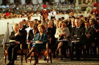 Intervento del Presidente della Repubblica alla cerimonia di Benedizione della facciata della Basilica di San Pietro in Vaticano presieduta da Sua Santità Giovanni Paolo II