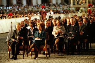 Intervento del Presidente della Repubblica alla cerimonia di Benedizione della facciata della Basilica di San Pietro in Vaticano presieduta da Sua Santità Giovanni Paolo II