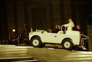 Intervento del Presidente della Repubblica alla cerimonia di Benedizione della facciata della Basilica di San Pietro in Vaticano presieduta da Sua Santità Giovanni Paolo II