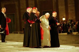 Intervento del Presidente della Repubblica alla cerimonia di Benedizione della facciata della Basilica di San Pietro in Vaticano presieduta da Sua Santità Giovanni Paolo II