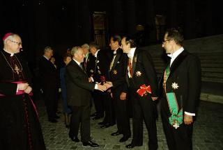 Intervento del Presidente della Repubblica alla cerimonia di Benedizione della facciata della Basilica di San Pietro in Vaticano presieduta da Sua Santità Giovanni Paolo II